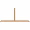 Ekena Millwork Portland Timber Gable Bracket, Western Red Cedar, 96"W x 44"H x 3 1/2"D x 3 1/2"F, 11/12 Pitch GBW096X44X0404POR00SWR - alternate 1